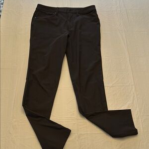 ABC Slim fit Lululemon 5 pocket Warpstreme pant - black